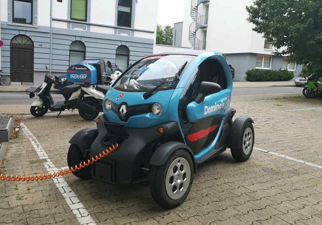 Domino's going green with Renault Twizy
