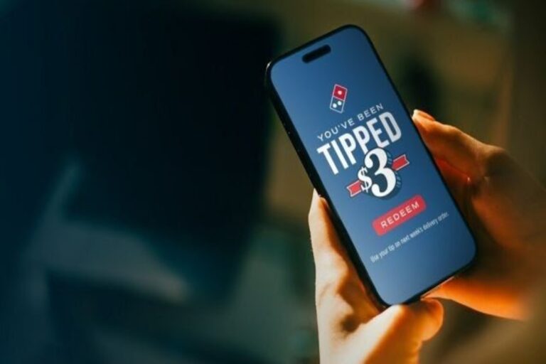 The Domino's pizza chain will tip you for tipping their delivery driver