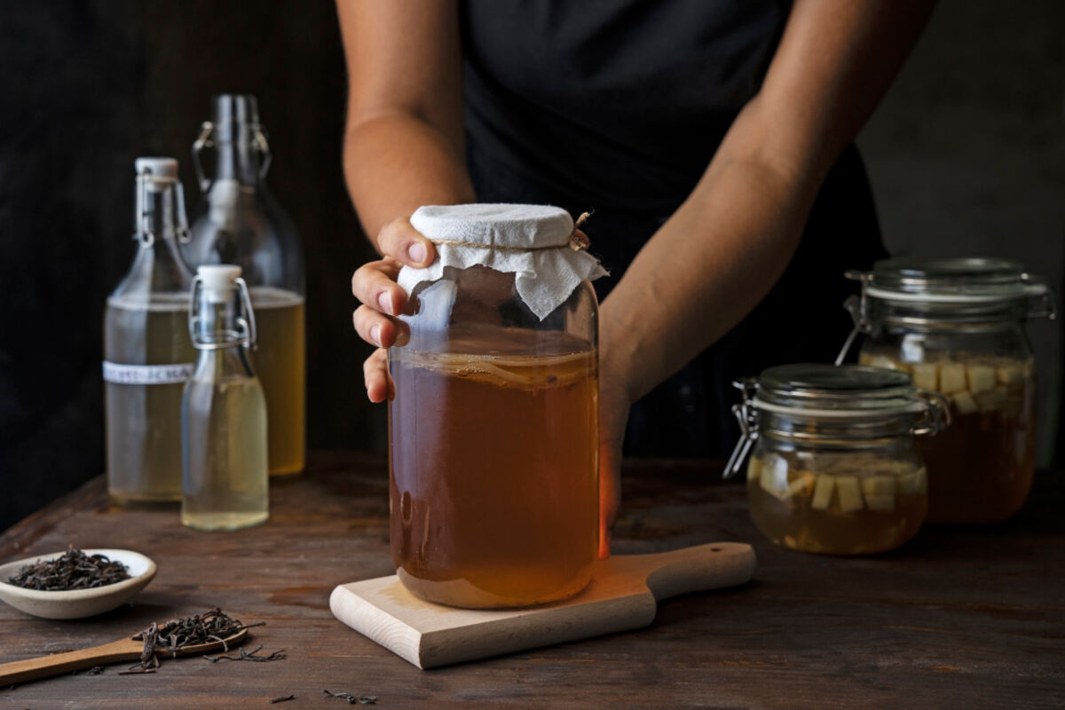 Homemade kombucha recipe