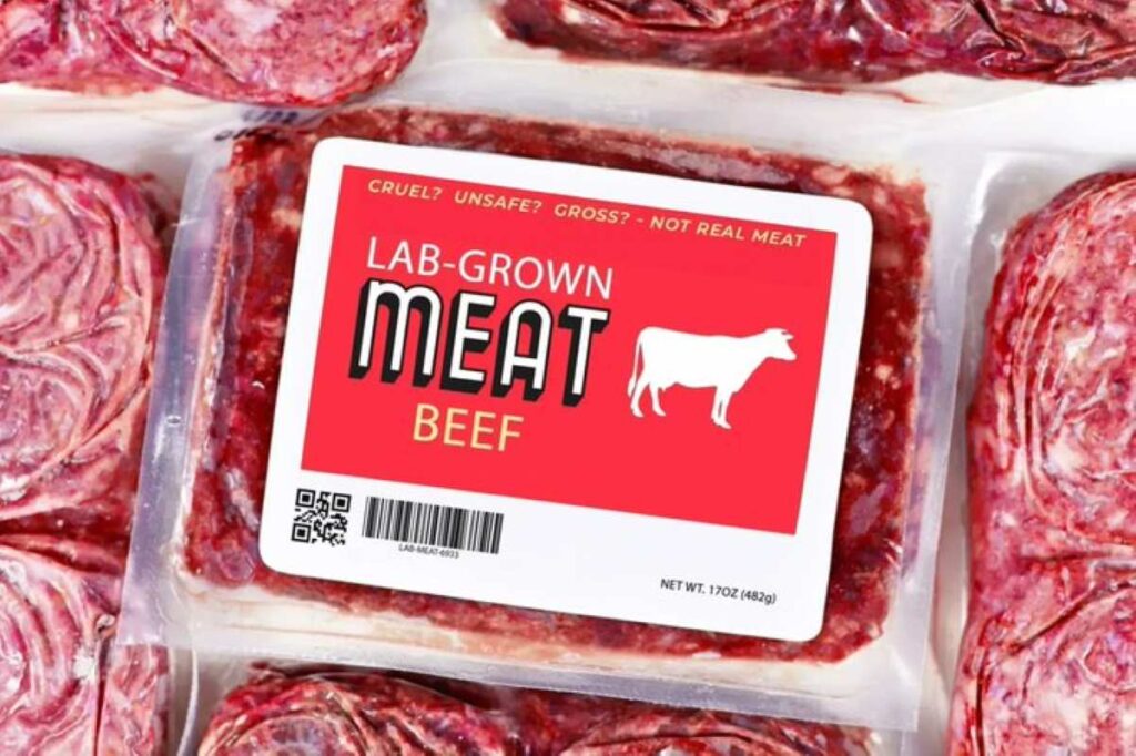 Image of packaged cultivated beef