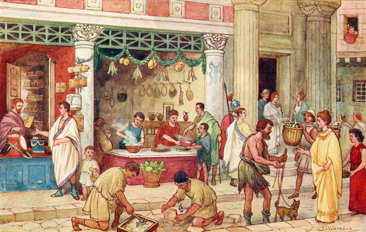 Food on the streets of ancient Rome