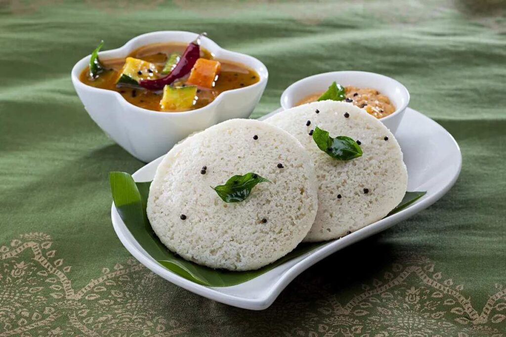 Traditional Indian breakfast