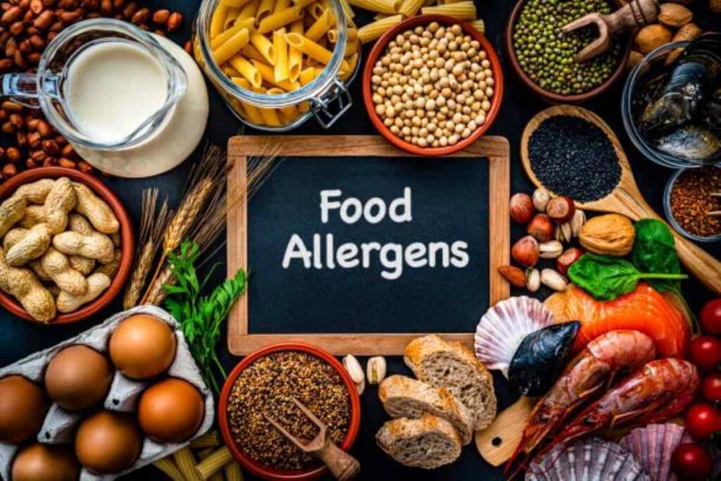 Examples of food allergens