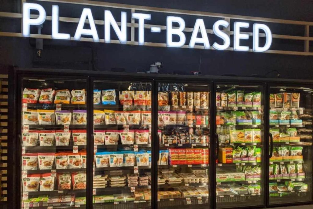 Vegan section in new Philadelphia grocery store