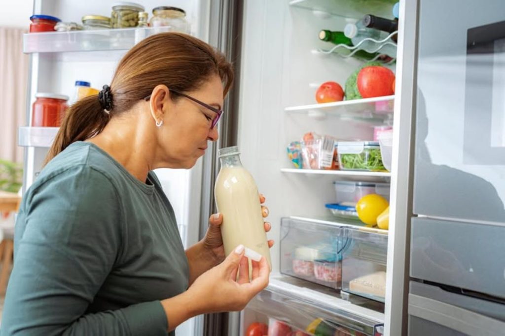 An old-fashioned sniff test can better indicate whether food is good to eat