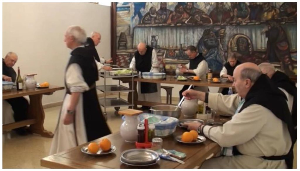 Various culinary practices in monasteries