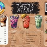 A dummy AI-generated menu for a futuristic restaurant