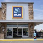 The facade of an Aldi outlet