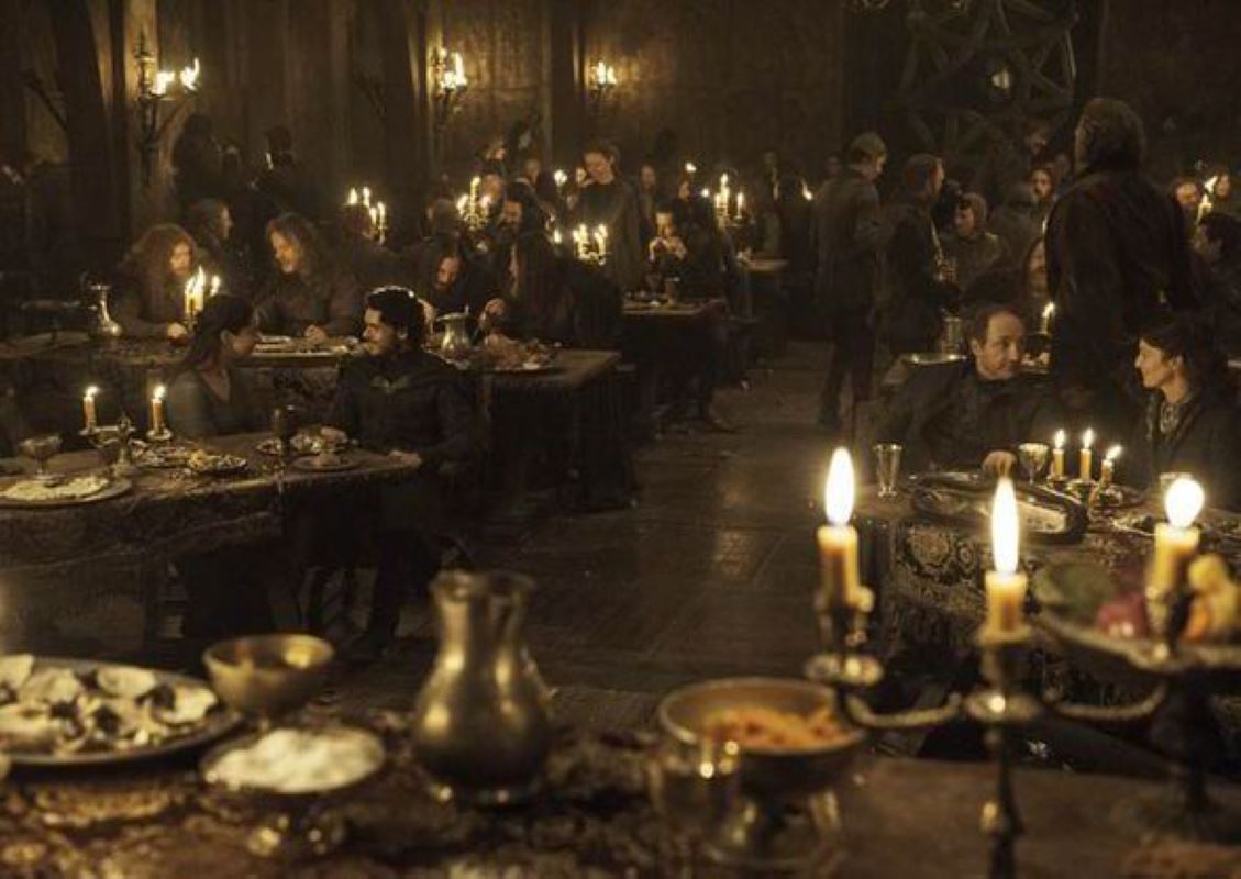 A screengrab from a popular movie series set in medieval times