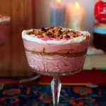 Rooh Afza Mousse With Pistachios